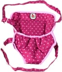 CHIC2000 Puppen Bauchtrage Brombeere - Violett 2-in-1 Tragetasche Bild 2