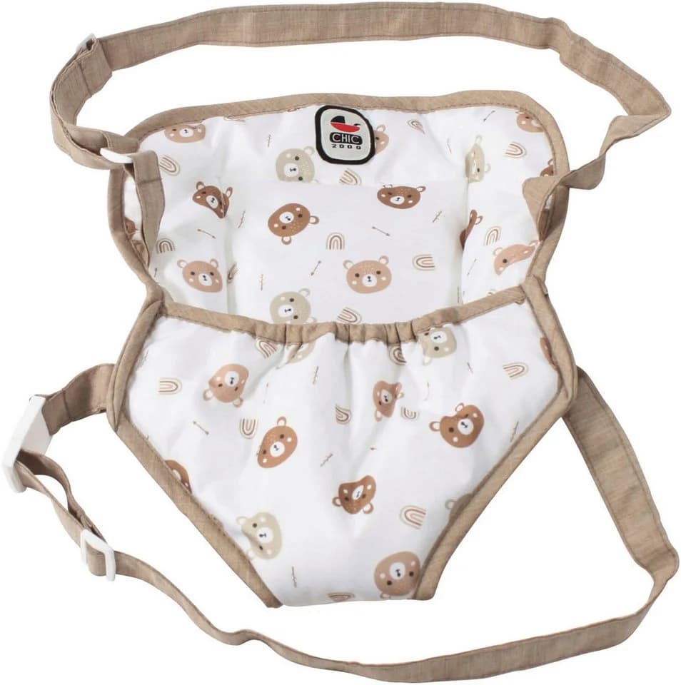 CHIC2000 Puppen Bauchtrage Bärchen Beige Polyester - Bild 2