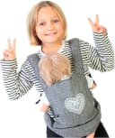 CHIC2000 Puppen Bauchtrage Grau - Verstellbar & Gepolstert Bild 5