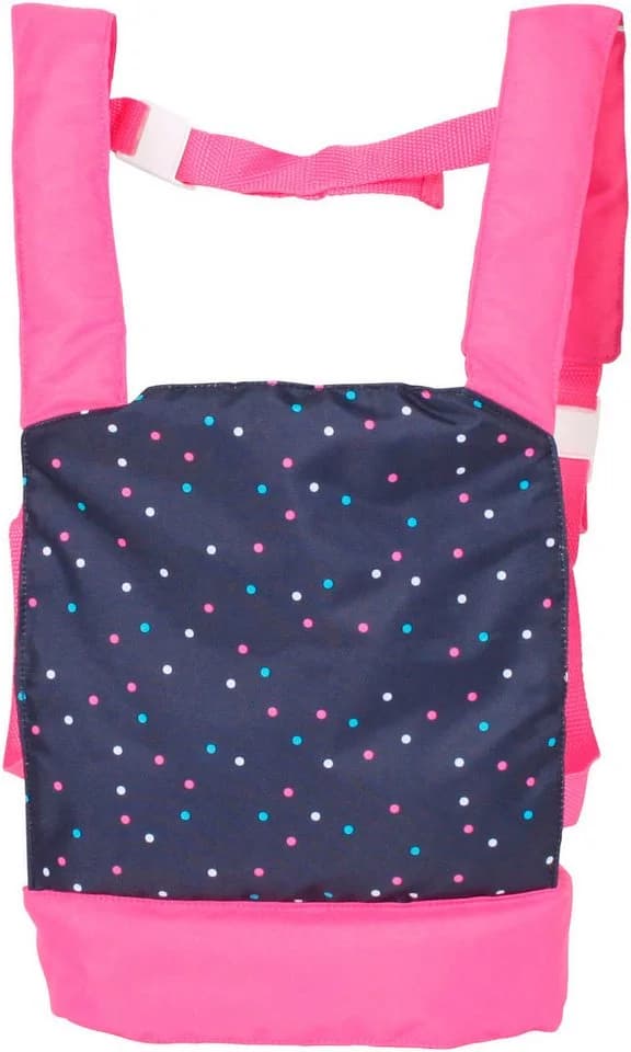 CHIC2000 Puppen Bauchtrage Konfetti pink - Weich gepolstert - Bild 2