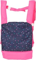 CHIC2000 Puppen Bauchtrage Konfetti pink - Weich gepolstert Bild 4