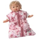 CHIC2000 Puppen Schlafsack Rosa mit Blumenmuster Bild 1