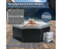 mSpa Pool-Bodenschutzfliese Grau 9-teilig wasserabweisend Bild 3