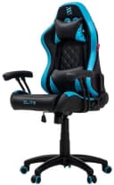ELITE Gaming Stuhl PULSE Schwarz/Blau Ergonomisch Höhenverstellbar Bild 2