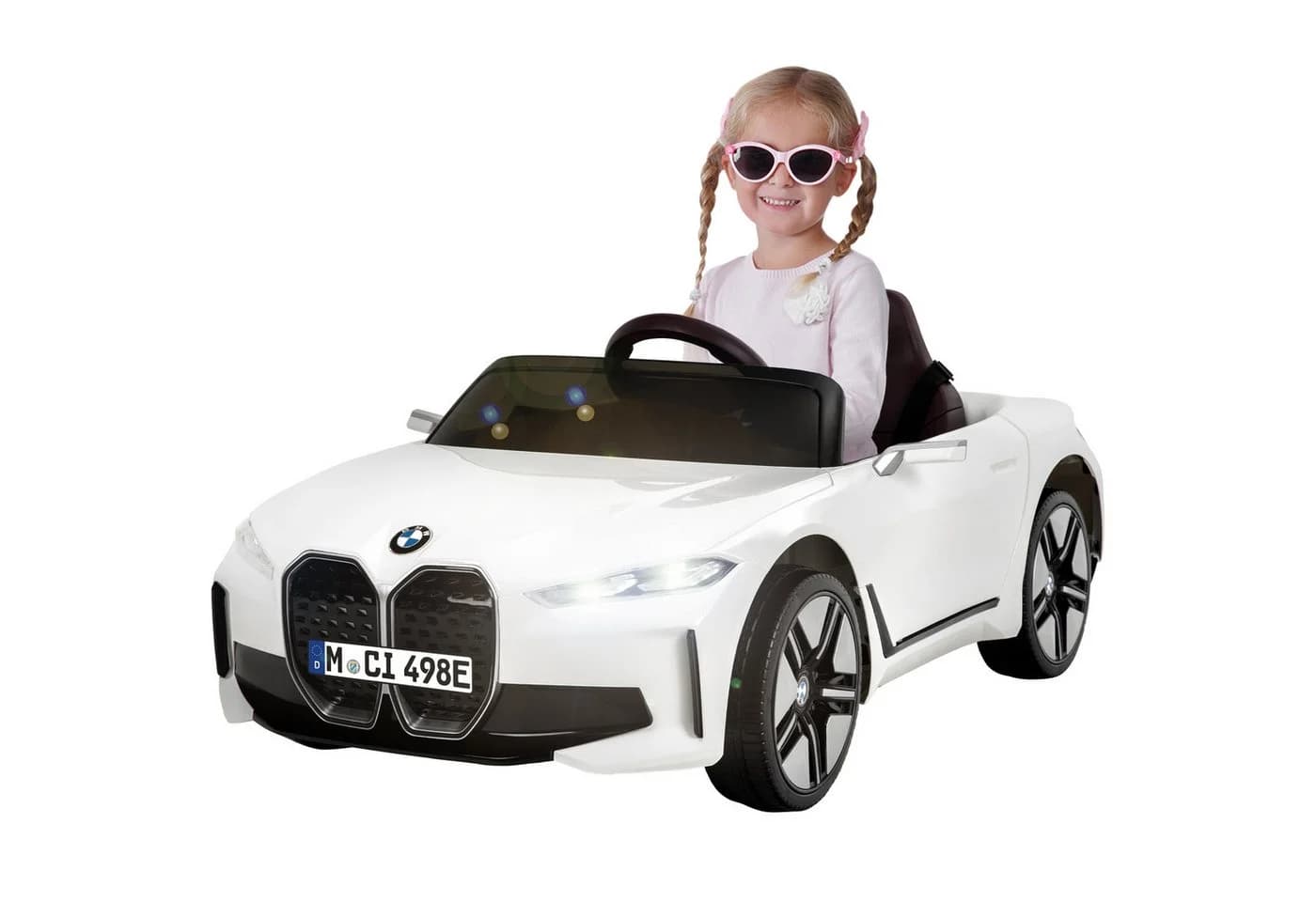 Actionbikes Motors Elektro-Kinderauto BMW i4 Weiß Fernbedienung Softstart - Bild 2