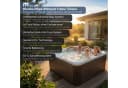 mSpa Whirlpool Frame Tribeca F-TR062W Outdoor-Whirlpool 6 Personen Holzoptik Bild 1