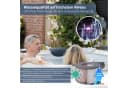 mSpa Whirlpool Frame Oslo F-OS063W für 6 Personen Outdoor Whirlpool mit Heizung und Massagedüsen Bild 4