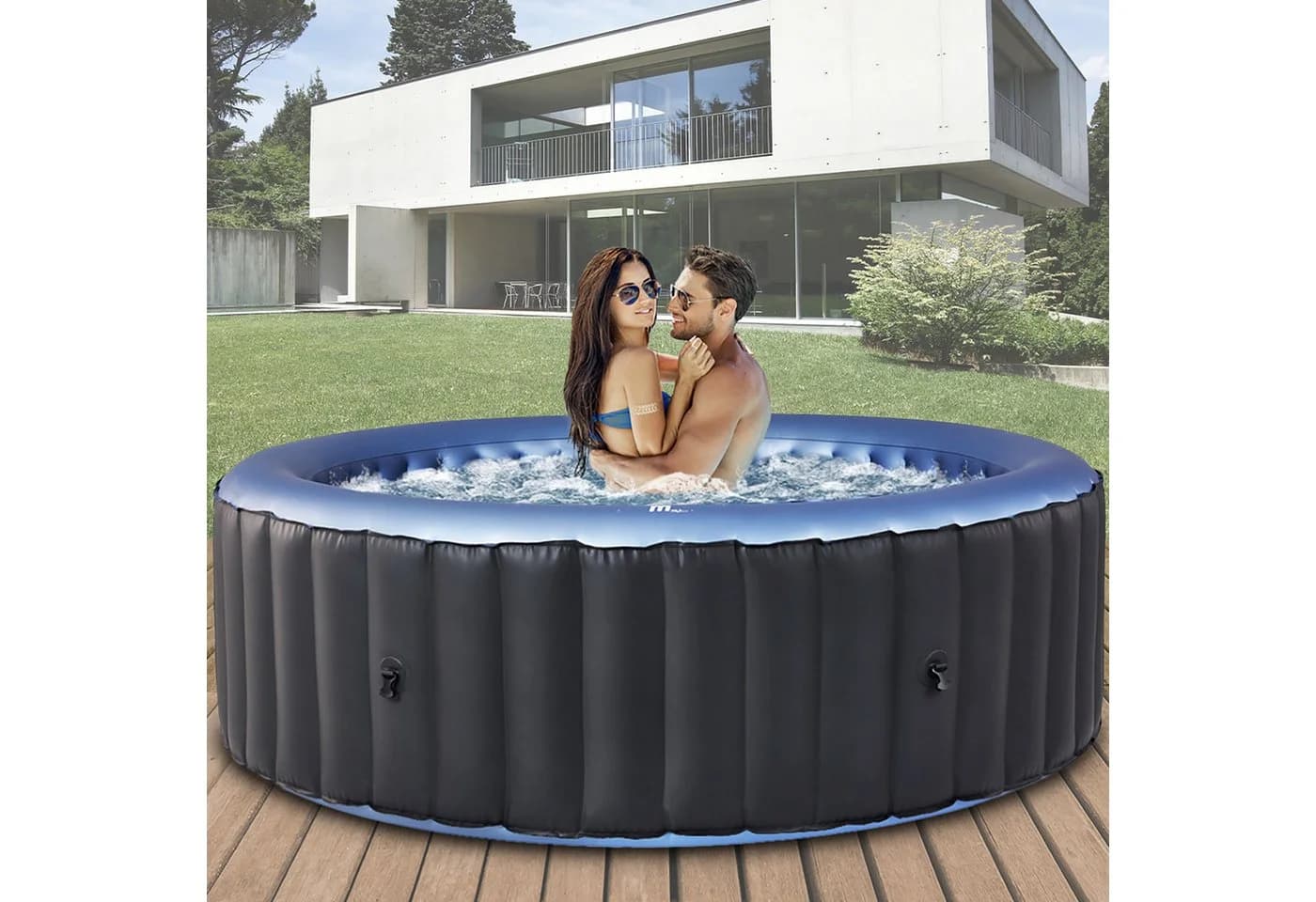 mSpa Whirlpool Comfort Bergen aufblasbar für 6 Personen mit UV-C-Desinfektion und Anti-Frost-System - Bild 2