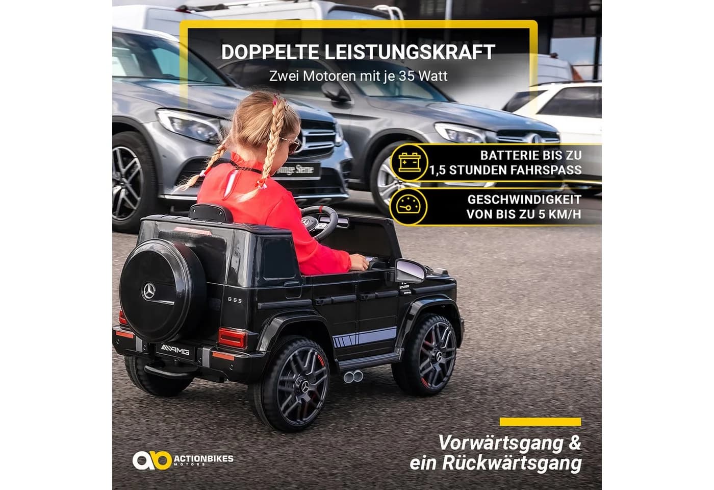 Actionbikes Motors Elektro-Kinderauto Mercedes Benz AMG G63 Kinder Elektro Auto ab 3 Jahre - Bild 5