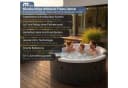 mSpa Whirlpool Frame Denver Schwarz mit App-Steuerung Bild 1