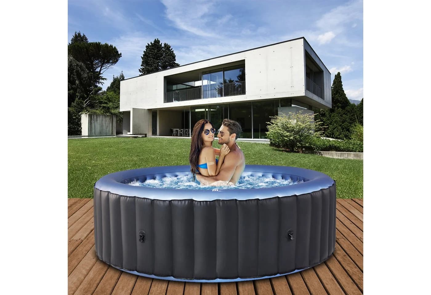 mSpa Whirlpool Bergen aufblasbar 8 Personen UV-C Anti-Frost - Bild 2