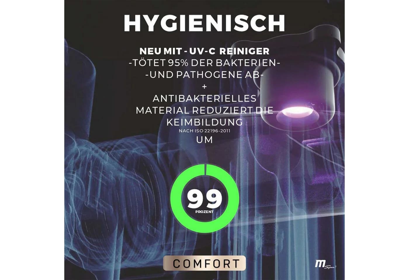 mSpa Whirlpool Bergen aufblasbar 8 Personen UV-C Anti-Frost - Bild 3