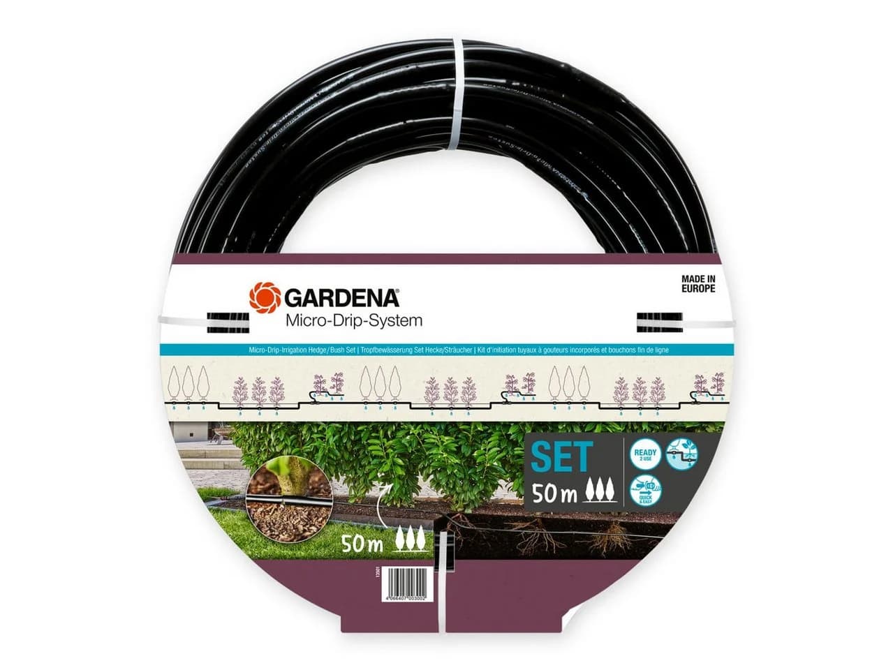 Gardena Micro-Drip-System Tropfbewässerung Hecken/Büsche Set 50m - Bild 2