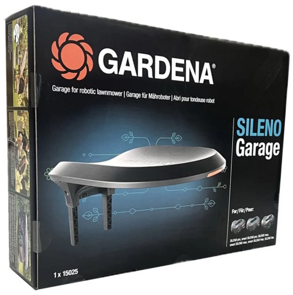 GARDENA SILENO Garage für smart SILENO pro/max/free Grau Kunststoff