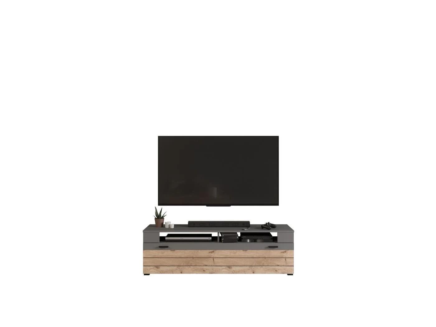 xonox.home Lowboard Grau Melamin Modern