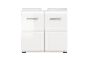 xonox.home Waschbeckenunterschrank Weiß Hochglanz Modern Bild 1