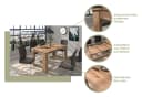 HOME AFFAIRE Esstisch Kalmar Braun Ausziehbar Bild 5