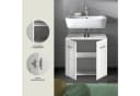 WELLTIME Waschbeckenunterschrank Florenz Weiß Hochglanz 60cm Bild 4