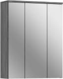 Welltime Badezimmerspiegelschrank LUCCA 60cm 3 Spiegeltüren 9 Fächer Bild 2