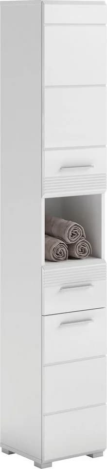 HOME AFFAIRE Hochschrank Malmö Weiß Hochglanz 30cm - Bild 2