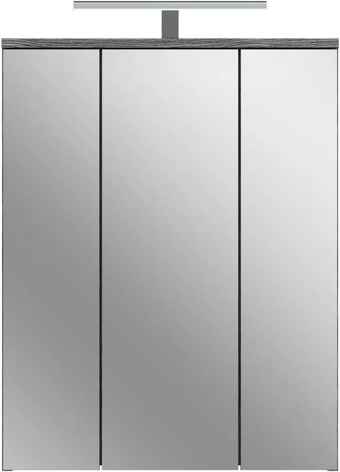 WELLTIME Badezimmerspiegelschrank LUCCA 60cm mit LED und Steckdose - Bild 3