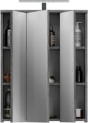 WELLTIME Badezimmerspiegelschrank LUCCA 60cm mit LED und Steckdose Bild 4