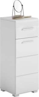 HOME AFFAIRE Unterschrank Malmö 30cm Weiß Hochglanz mit Schublade Bild 2