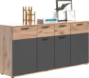 HOME AFFAIRE Sideboard Riga Braun Grau mit Softclose Bild 2