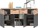 HOME AFFAIRE Sideboard Riga Braun Grau mit Softclose Bild 4