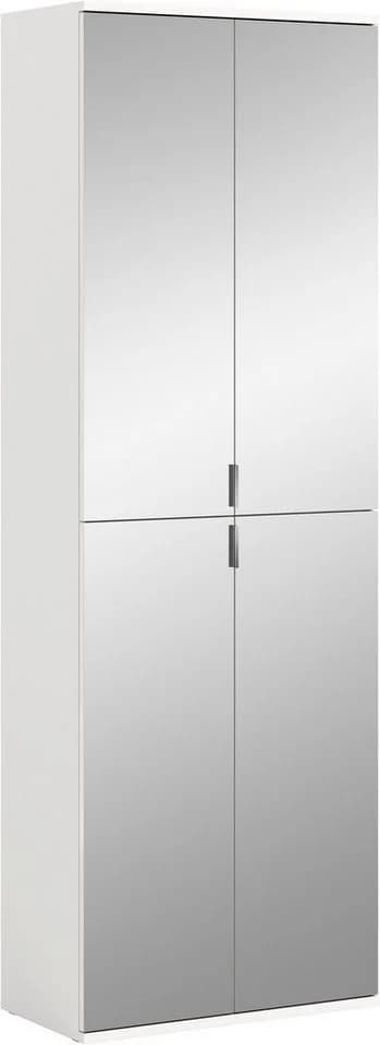 HOME AFFAIRE Trondheim Schuhschrank Weiß 4 Spiegeltüren - Bild 2