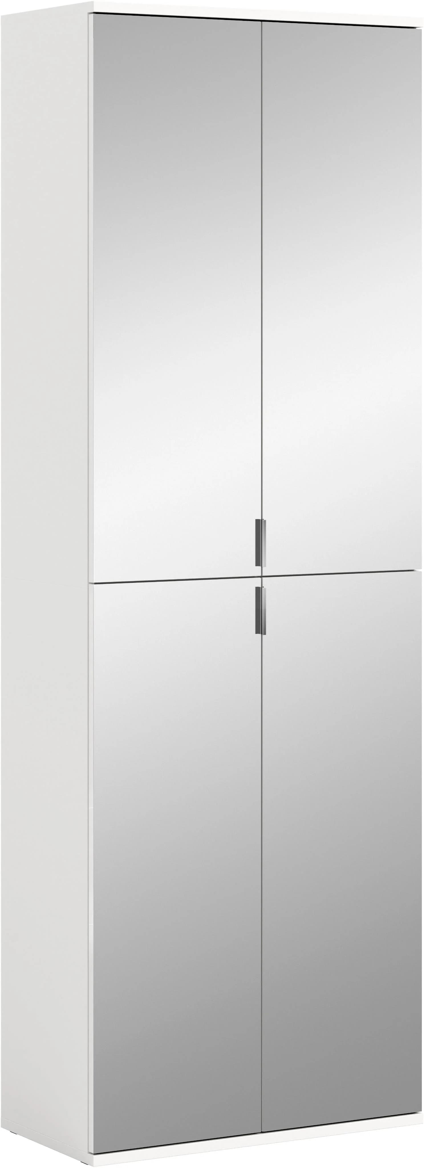 HOME AFFAIRE Trondheim Schuhschrank Weiß 4 Spiegeltüren - Bild 5
