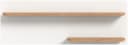 xonox.home Wandregal weiß matt 160x55x22 cm Bild 1