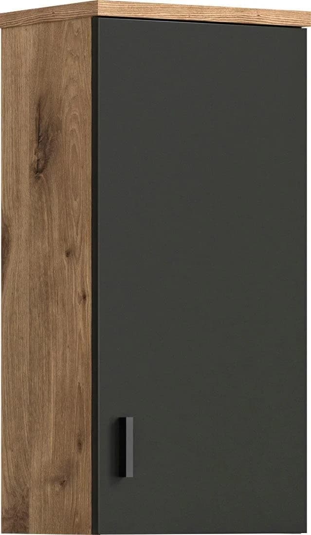 WELLTIME Hängeschrank Dolo 37 cm Nox Oak Grau
