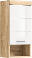 WELLTIME Hängeschrank Siena Weiß Hochglanz 37cm Bild 2