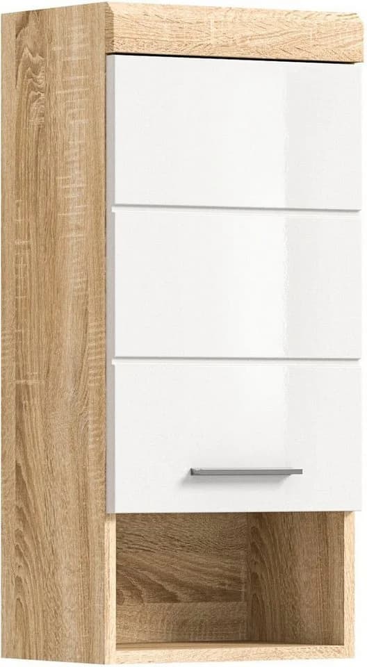WELLTIME Hängeschrank Siena Weiß Hochglanz 37cm - Bild 2