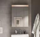 WELLTIME Badezimmerspiegelschrank Siena 3 Spiegeltüren FSC Holzwerkstoff Bild 1