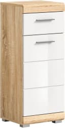 welltime Unterschrank SIENA 1 Tür 1 Schubkasten MDF-Front Hochglanz Bild 2