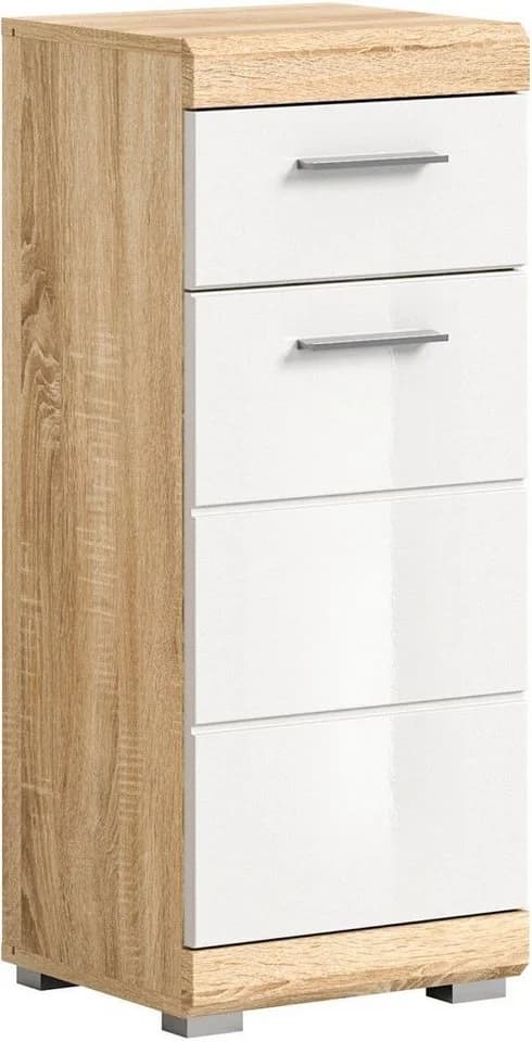 welltime Unterschrank SIENA 1 Tür 1 Schubkasten MDF-Front Hochglanz - Bild 2