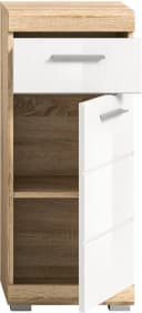 welltime Unterschrank SIENA 1 Tür 1 Schubkasten MDF-Front Hochglanz Bild 4