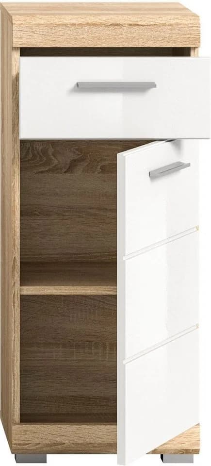 welltime Unterschrank SIENA 1 Tür 1 Schubkasten MDF-Front Hochglanz - Bild 4