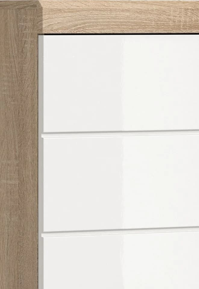 welltime Unterschrank SIENA 1 Tür 1 Schubkasten MDF-Front Hochglanz - Bild 5