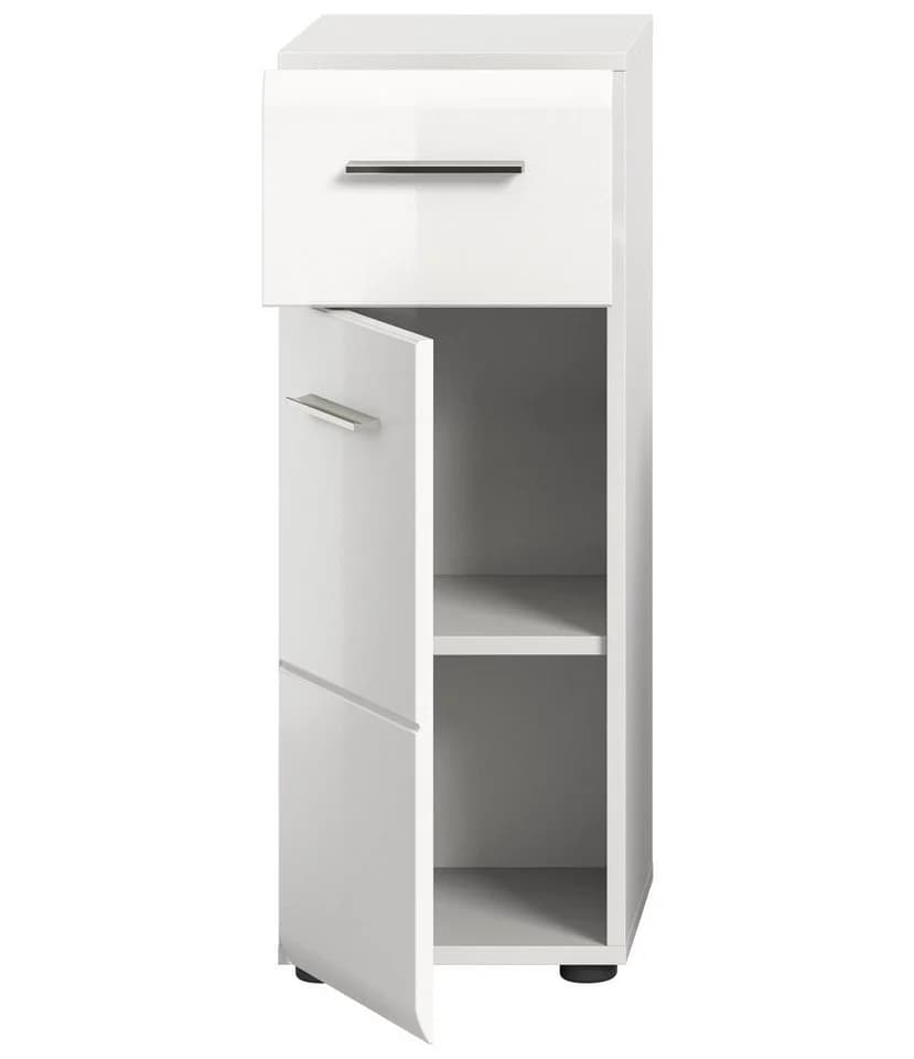 xonox.home Stauraumschrank Ice Weiß Hochglanz Modern - Bild 5