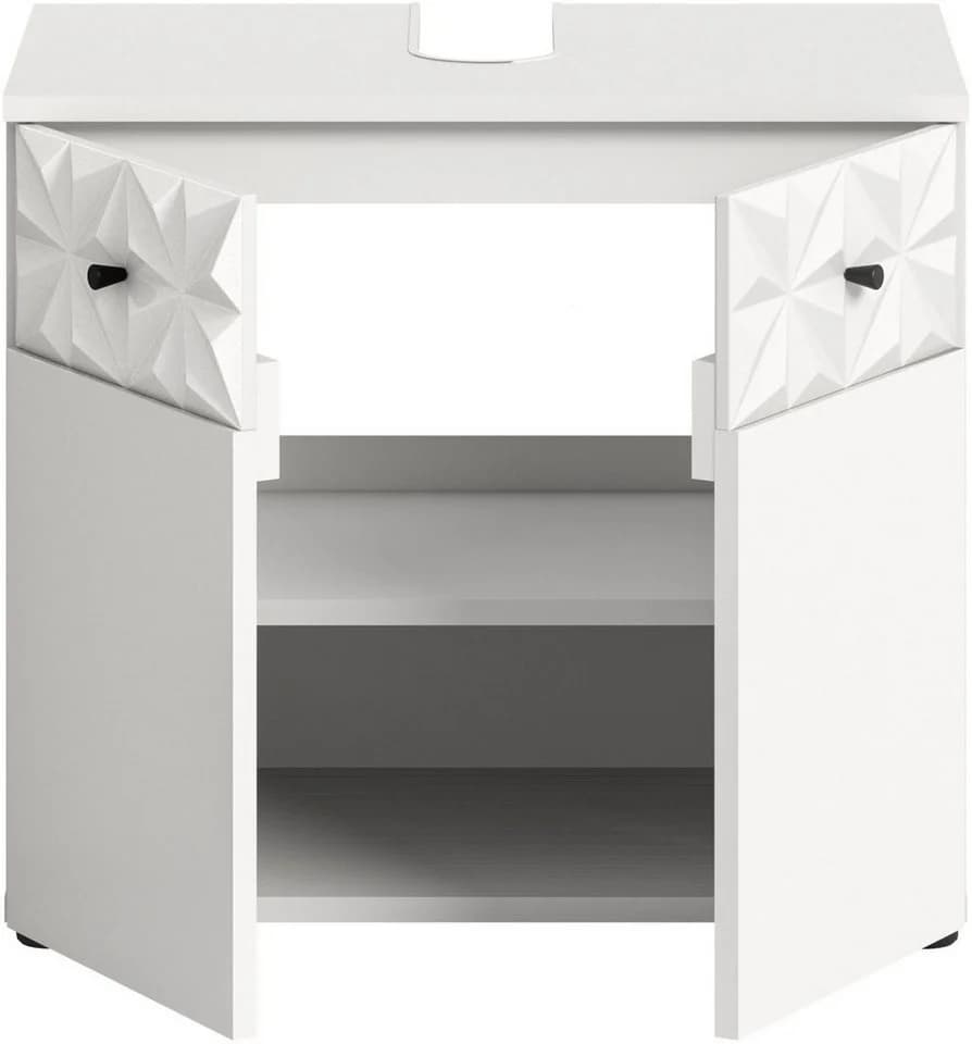 Waschbeckenunterschrank Prisma Weiß - Bild 3