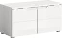 xonox.home Schuhbank Weiß Hochglanz Softclose Melamin Modern Bild 2
