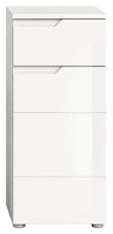xonox.home Badkommode Weiß Hochglanz Softclose Modern Bild 1