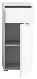 xonox.home Badkommode Weiß Hochglanz Softclose Modern Bild 3
