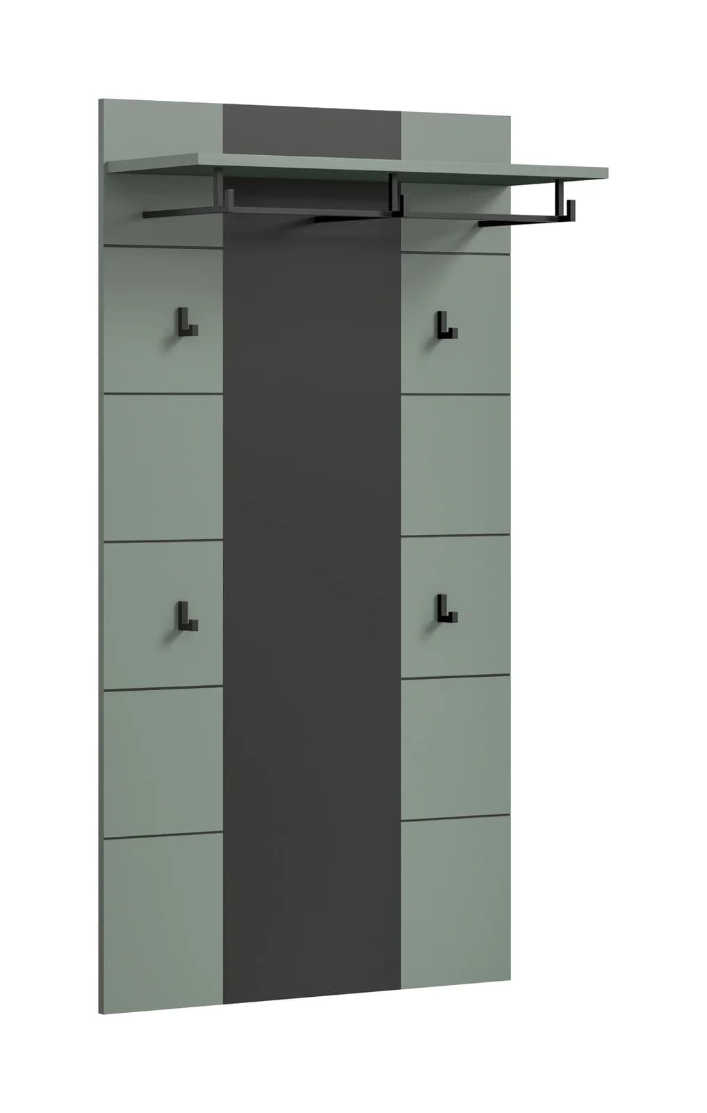 Garderobenpaneel CANU Basalt Grau Modern