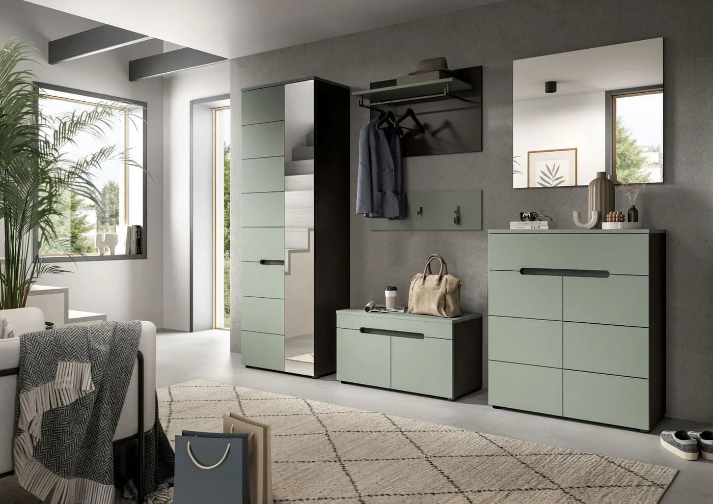 xonox.home Sitzbank mit Stauraum und Softclose-Türen - Bild 5