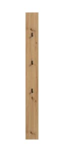 xonox.home Garderobenpaneel Artisan Oak Nachbildung mit 3 Haken Bild 1