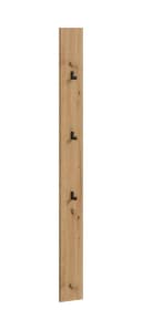 xonox.home Garderobenpaneel Artisan Oak Nachbildung mit 3 Haken Bild 2